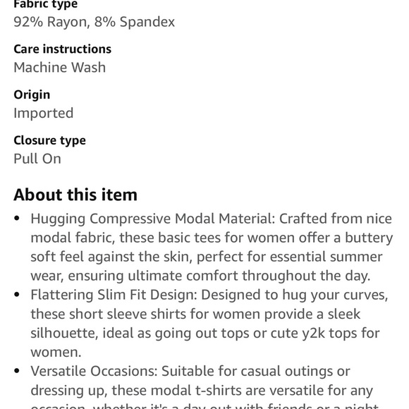 Women's Red Fitted Top - Picture 3 of 4